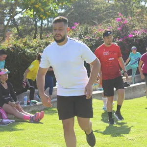 hombre Disfrutando entrenamiento