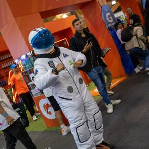 Astronauta presente en Expomedia