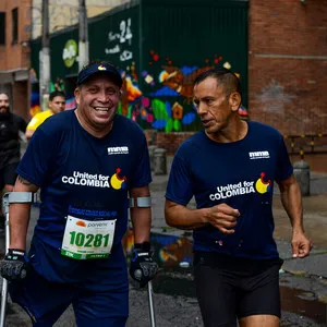 Dos atletas de United for Colombia en la mmB