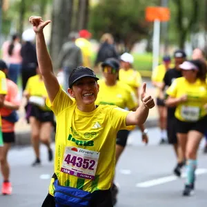 Felicidad viviendo las carreras Bogotá