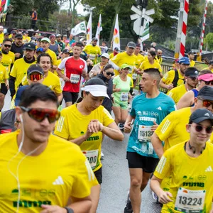 Momento de salida de recorrido de 10 Km