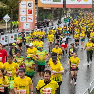 Salida de la media maratón de Bogotá 2024