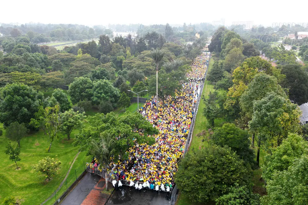 Recorrido de la media maratón de Bogotá