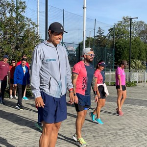 Entrenadores de la media maraton de Bogotá