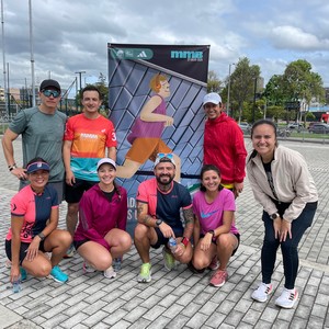 Equipo despues de entrenar 