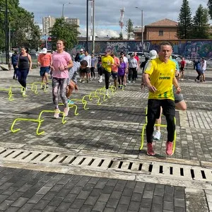 Grupo entrenado para competencia