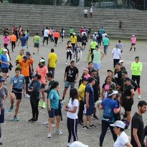 550 personas reunidas para entrenar