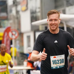 Atleta inscrito en la media maratón