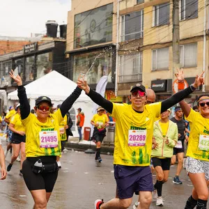 Atleta mostrando orgullo cumpliendo su sueño