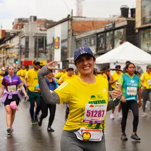 Atleta superando su marca personal