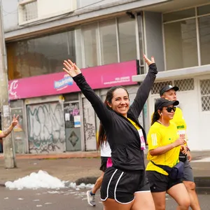 Atleta manteniendo el ritmo