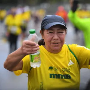 Atleta conquistando las carreras bogota