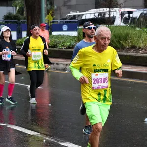 Atleta mayo conquistando su media maraton bogota resultados