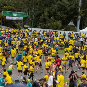 Zona de concentración después de carrera