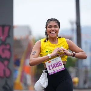 Atleta joven recorre 21 K en la mmB 2024