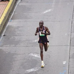 Soi en la media maratón de Bogotá